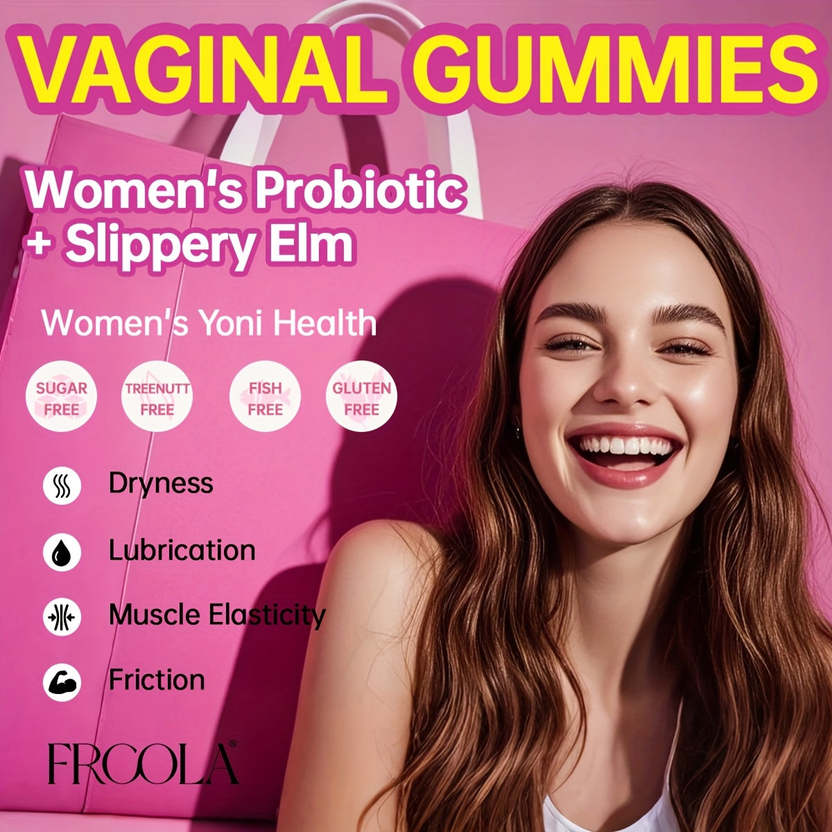 Women's Feminine Health Gummies - Natural Private Care Support with Probiotics, Fenugreek & Maca Root