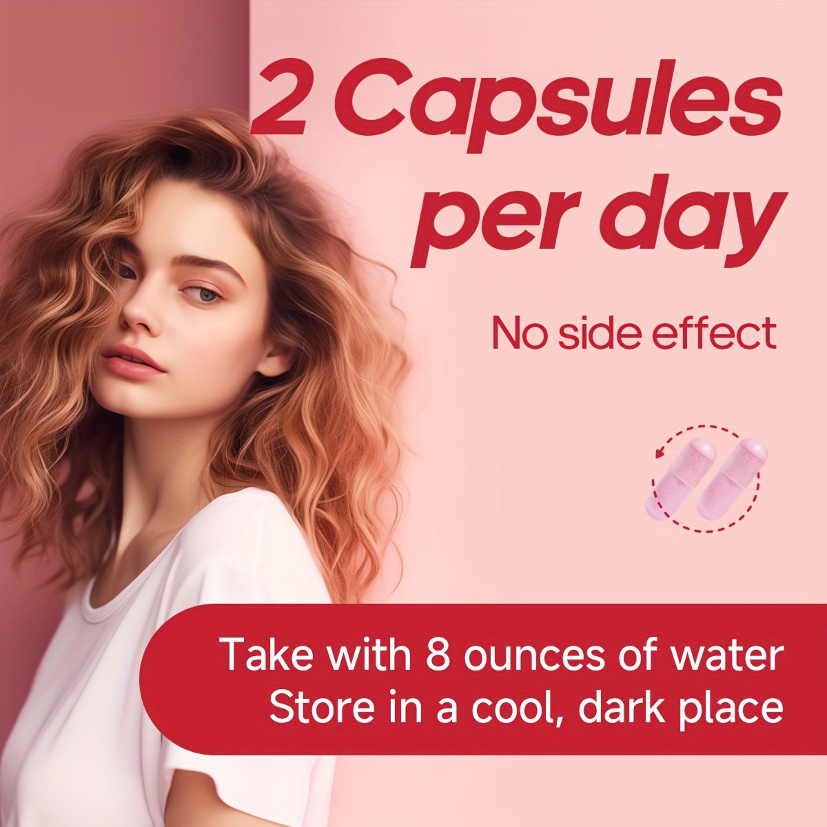 Women's Private Probiotics - pH Balance Support for Intimate Health with Cranberry (60 Capsules)