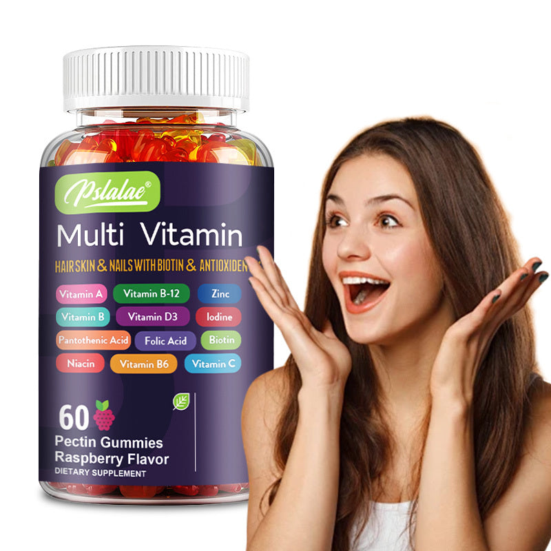 Premium Antioxidant Multivitamin - 60 Capsules for Healthy Hair, Skin, Nails & Brain Support